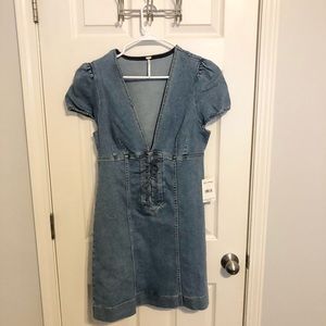 Free People Denim Dress size 10